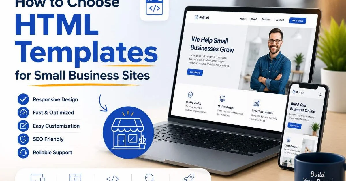 How to Choose HTML Templates for Small Business Sites