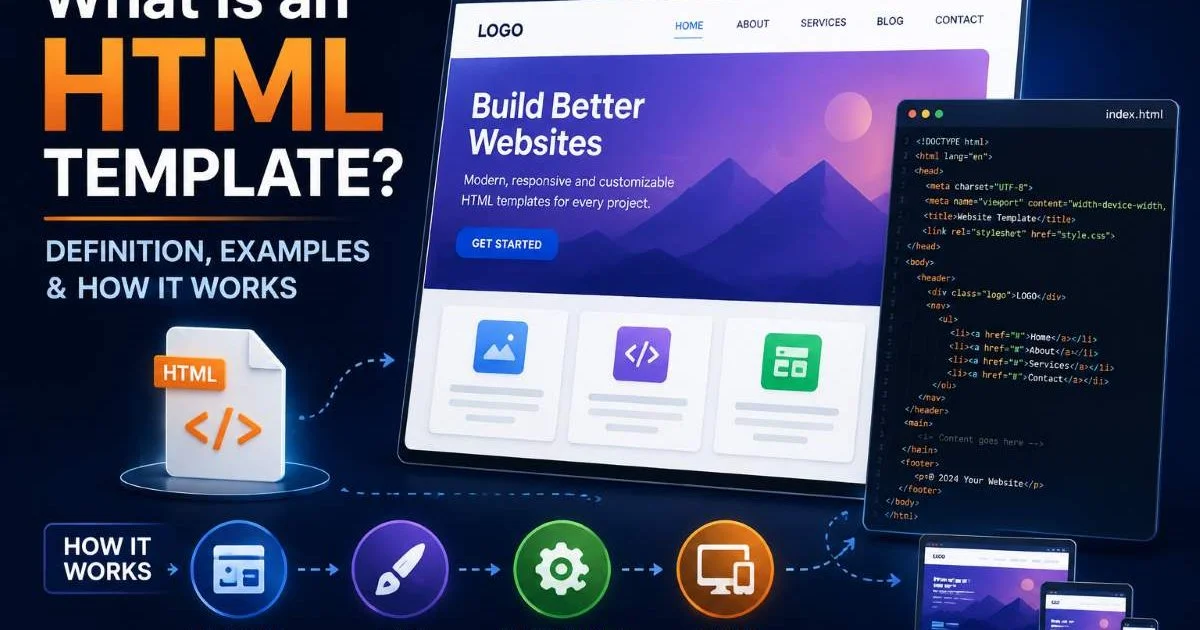 What Is an HTML Template? Definition, Examples & How It Works